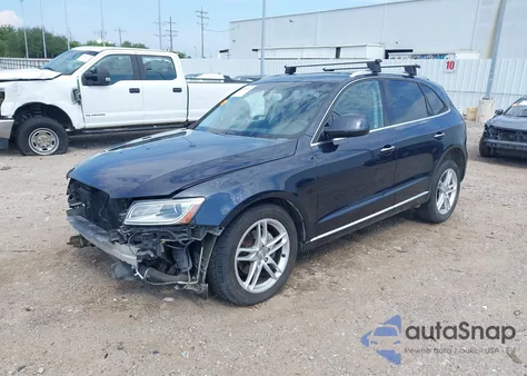 2016 Audi Q5 2.0T Premium из США, поврежденный, VIN WA1L2AFP3GA132699
